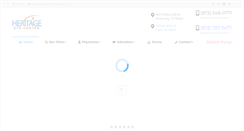 Desktop Screenshot of heritageeyecenter.com
